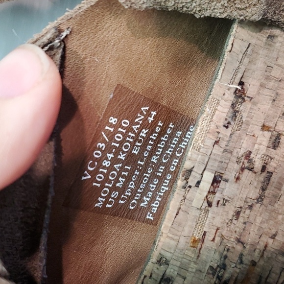 Olukai Mens Moloa Kohana Leather Loafer Slip on shoes sz 11 - Picture 11 of 13